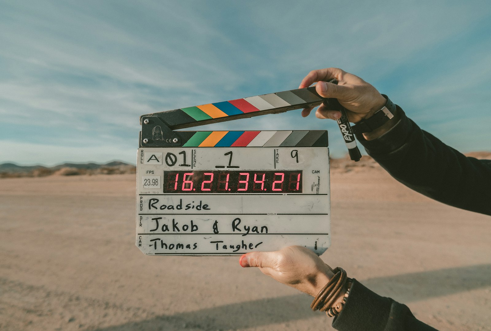 Fotograma de un showreel cinematográfico